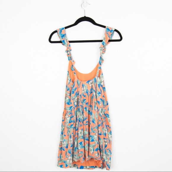 Free People Orange Dear You Mini Dress - Picture 8 of 10